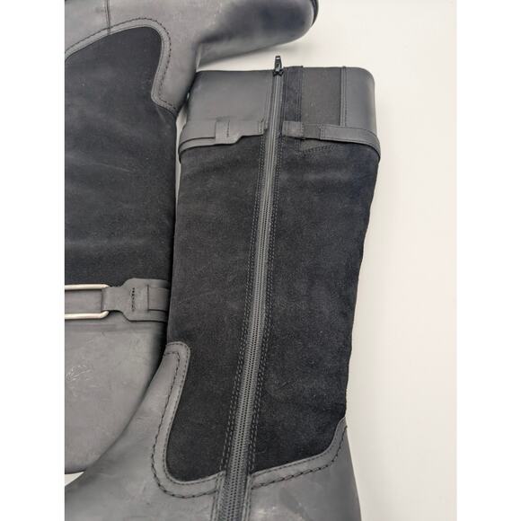 Clarks Maye Carly Tall Riding Boots Round Toe Women's Black Size US7.5M EU38 - Picture 11 of 15